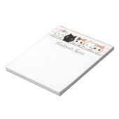 Cute Cats Persoonlijk Notitieblok (Linkerzijde)