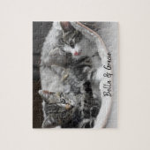 Cute Cats Pet Foto Aangepast aangepast huisdier Legpuzzel (Verticaal)