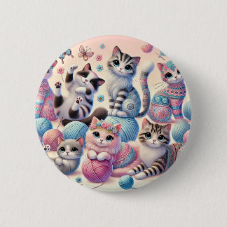 Cute Cats Ronde Button 5,7 Cm