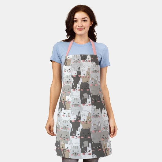 Cute Cats Schort (Gedragen)