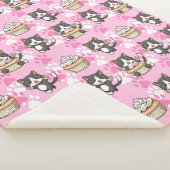 Cute Cats Sherpa Blanket Deken (3/4)