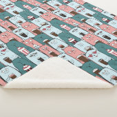 Cute Cats Sherpa Blanket Deken (3/4)