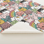 Cute Cats Sherpa Blanket Sherpa Deken (3/4)