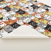 Cute Cats Sherpa Deken (3/4)
