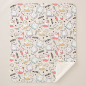 Cute Cats Sherpa Deken (Voorkant)