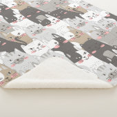 Cute Cats Sherpa Deken (3/4)