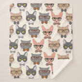 Cute Cats Sherpa Deken (Voorkant)