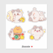 Cute Cats Sticker (Vel)