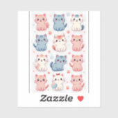 Cute Cats Stickers (Vel)