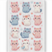 Cute Cats Stickers (Voorkant)