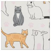 Cute Cats Stof (Close Up)