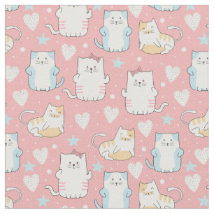 Cute Cats Stof