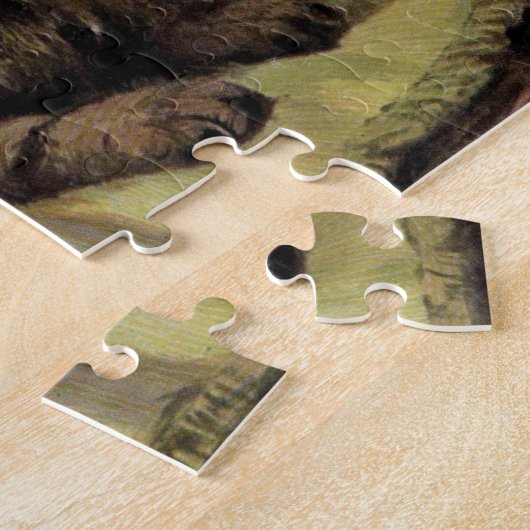  Cute Cats Tabby en Persian Illustratie Legpuzzel (Zijkant)