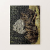  Cute Cats Tabby en Persian Illustratie Legpuzzel (Verticaal)