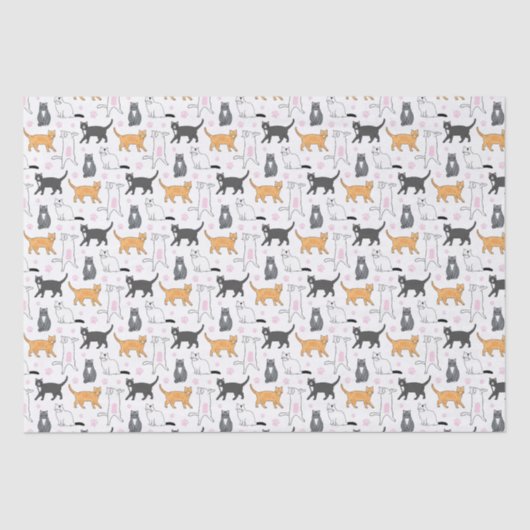 Cute Cats Tissuepapier (Voorkant)