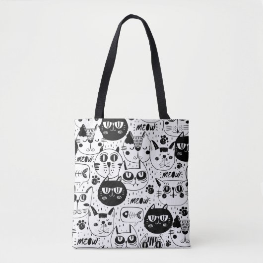 Cute Cats Tote Bag (Voorkant)