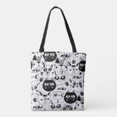 Cute Cats Tote Bag (Achterkant)
