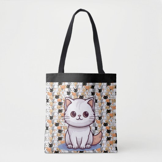 Cute Cats Tote Bag (Voorkant)