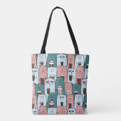 Cute Cats Tote Bag (Achterkant)