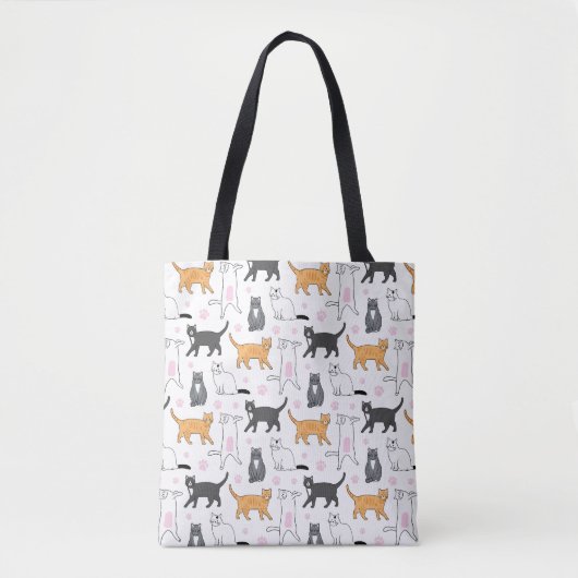 Cute Cats Tote Bag (Voorkant)