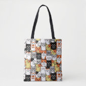 Cute Cats Tote Bag (Voorkant)