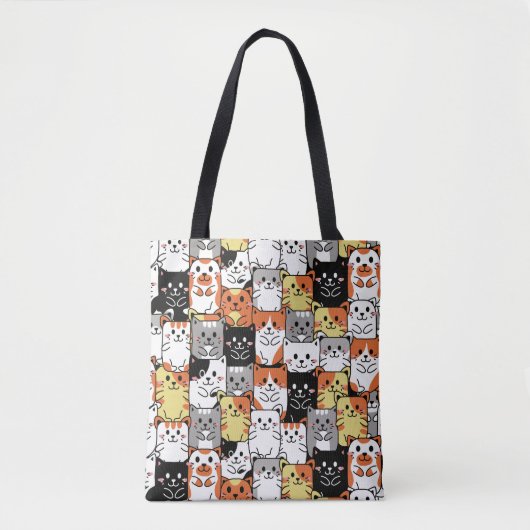Cute Cats Tote Bag (Voorkant)