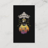 Cute Cats Ufo Abduction UFO Kittes Visitekaartje (Voorkant)