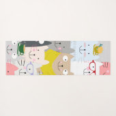 Cute Cats Yogamat (Achterkant (horizontaal))