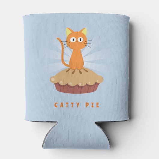 Cute Catty Pie Lover Blikjeskoeler (Achterkant)