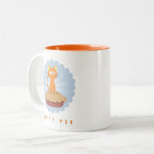 Cute Catty Pie Lover Tweekleurige Koffiemok (Voorkant links)