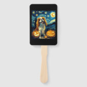 Cute Cavalier King Charles Spaniel Dog Halloween J Handwaaier (Voorkant)