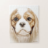 Cute Cavalier King Charles Spaniel Legpuzzel (Verticaal)