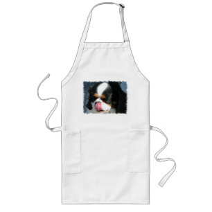 Cute Cavalier King Charles Spaniel Long Apron Lang Schort