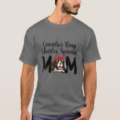 Cute Cavalier King Charles Spaniel Mam Moederdag T-shirt (Voorkant)