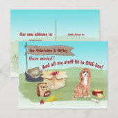 Cute Cavapoo Dog-speelgoed, onze nieuwe thuis    Briefkaart (Voorkant / Achterkant)