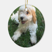 CUTE CAVAPOO PUPPY KERAMISCH ORNAMENT (Links)