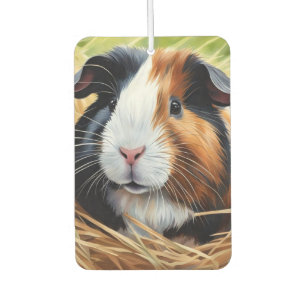 Cute Cavia Huisdier Waterverf Gepersonaliseerd Luchtverfrisser