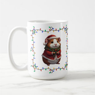Cute Cavia Kerstmok Koffiemok