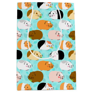 Cute Cavia Patroon Medium Cadeauzakje