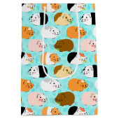Cute Cavia Patroon Medium Cadeauzakje (Achterkant)