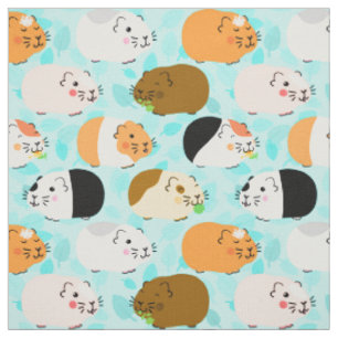 Cute Cavia Patroon Stof