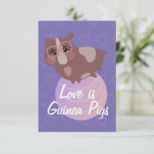 Cute Cavia's in Beweging Kaart (Staand voorkant)