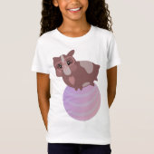Cute Cavia's in Beweging T-shirt (Voorkant)