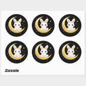 Cute Celestial Easter Bunny Sticker (Vel)