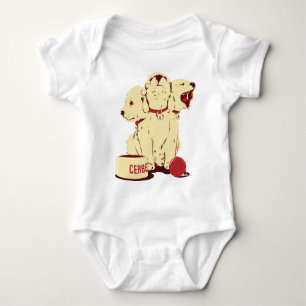 Cute Cerberus Cartoon Romper