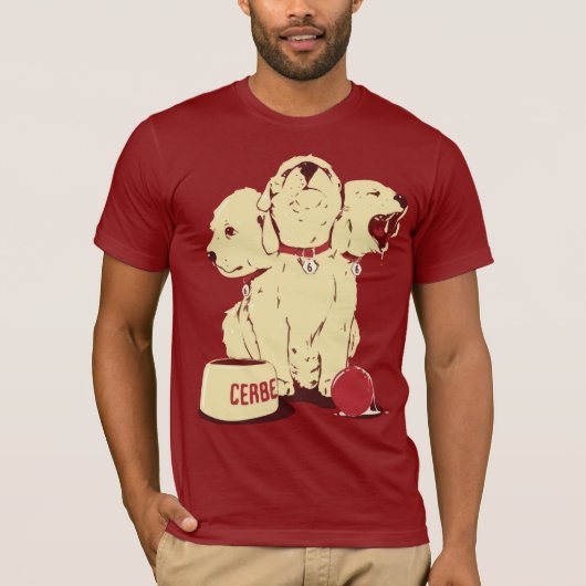 Cute Cerberus Cartoon T-shirt (Voorkant)