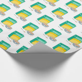 Cute Cereal Pattern Cadeaupapier (Hoek)