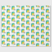 Cute Cereal Pattern Cadeaupapier (Vlak)