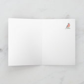 Cute Chaffinch, Happy Birthday Godmoeder Kaart (Binnen)