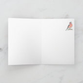 Cute Chaffinch Waterverf Birthday Son in Law Kaart (Binnen)